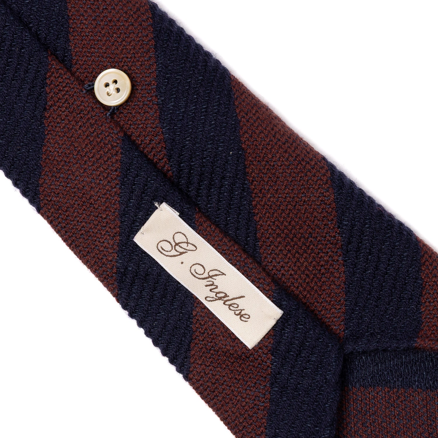 Exclusively for Michael Jondral: Tie "Strisce 10-Pieghe" made of Wool & Silk - hand-rolled